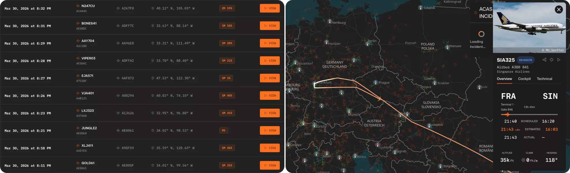 TCAS Alerts